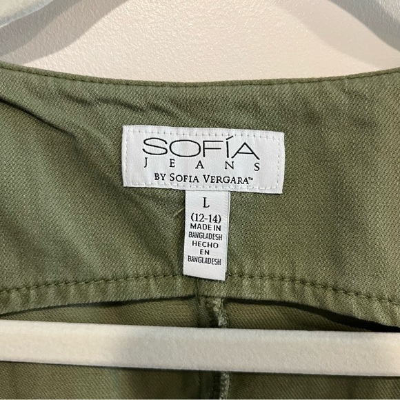 Sofia Jeans Green Twill Vest Large - Picture 5 of 7